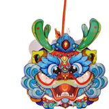 Maxbell Chinese New Year Lantern DIY Material Set Cute Traditional for Boys Children Blue