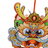 Maxbell Chinese New Year Lantern DIY Material Set Cute Traditional for Boys Children Green