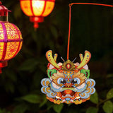 Maxbell Chinese New Year Lantern DIY Material Set Cute Traditional for Boys Children Green