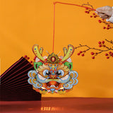 Maxbell Chinese New Year Lantern DIY Material Set Cute Traditional for Boys Children Green