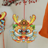 Maxbell Chinese New Year Lantern DIY Material Set Cute Traditional for Boys Children Green