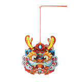 Maxbell Chinese New Year Lantern DIY Material Set Cute Traditional for Boys Children Red