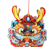 Maxbell Chinese New Year Lantern DIY Material Set Cute Traditional for Boys Children Red
