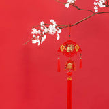 Maxbell 2024 Spring Festival Hanging Decoration with Red Tassel for Sofa Walls Decor