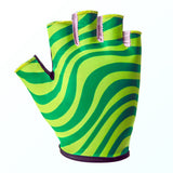 Maxbell Shockproof Green Motorcycle Bicycle Racing Riding Cycling Anti-slip Half Finger Gloves - M