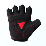 Maxbell Black Anti-slip Motorcycle Bike Cycling Racing Riding Protective Gear Half Finger Gloves M