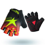 Maxbell Black Anti-slip Motorcycle Bike Cycling Racing Riding Protective Gear Half Finger Gloves XL