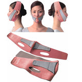 Anti Wrinkle V Line Half Face Cheek Lift Slimming Strap Chin Fiber Mask Belt