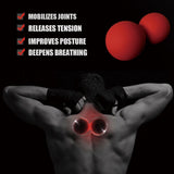 Max Black Silicone Gel  Massage Ball Mobility Indoor Practice