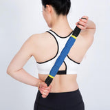 Max Travel Portable Muscle Body Roller Massage Stick Pain Relief Tool - Blue