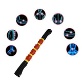 Max Travel Portable Muscle Body Roller Massage Stick Pain Relief Tool - Orange