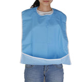 Maxbell Adult Anti-oil Anti-spill Eating Bib Cloth Protector with Crumb Catcher