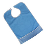 Maxbell Adult Anti-oil Anti-spill Eating Bib Cloth Protector with Crumb Catcher