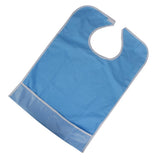 Maxbell Adult Anti-oil Anti-spill Eating Bib Cloth Protector with Crumb Catcher