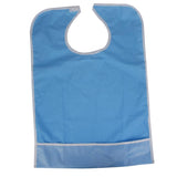 Maxbell Adult Anti-oil Anti-spill Eating Bib Cloth Protector with Crumb Catcher
