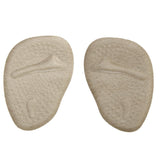 1 Pair Forefoot Cushion Half Insoles Anti-Slip Massage Shoe Pads Beige