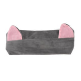 Cat Ear Make Up Face Washing Shower Mask Hairband Snood Headband Grey