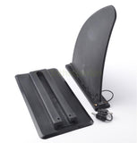 Maxbell Black Tracking Integral Fin Skeg Watershed Board For Marine Boat Kayak Canoe