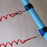 Maxbell Pack of 3 Kayak Coiled Rod Paddle Leash Canoe Boat Safety Lanyard Fishing Accessories