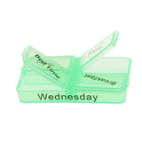 Max Maxb 7 Color Pill Box Medicine Storage Case Candy Gum Multilayer Container Holder