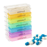 Max Maxb 7 Color Pill Box Medicine Storage Case Candy Gum Multilayer Container Holder