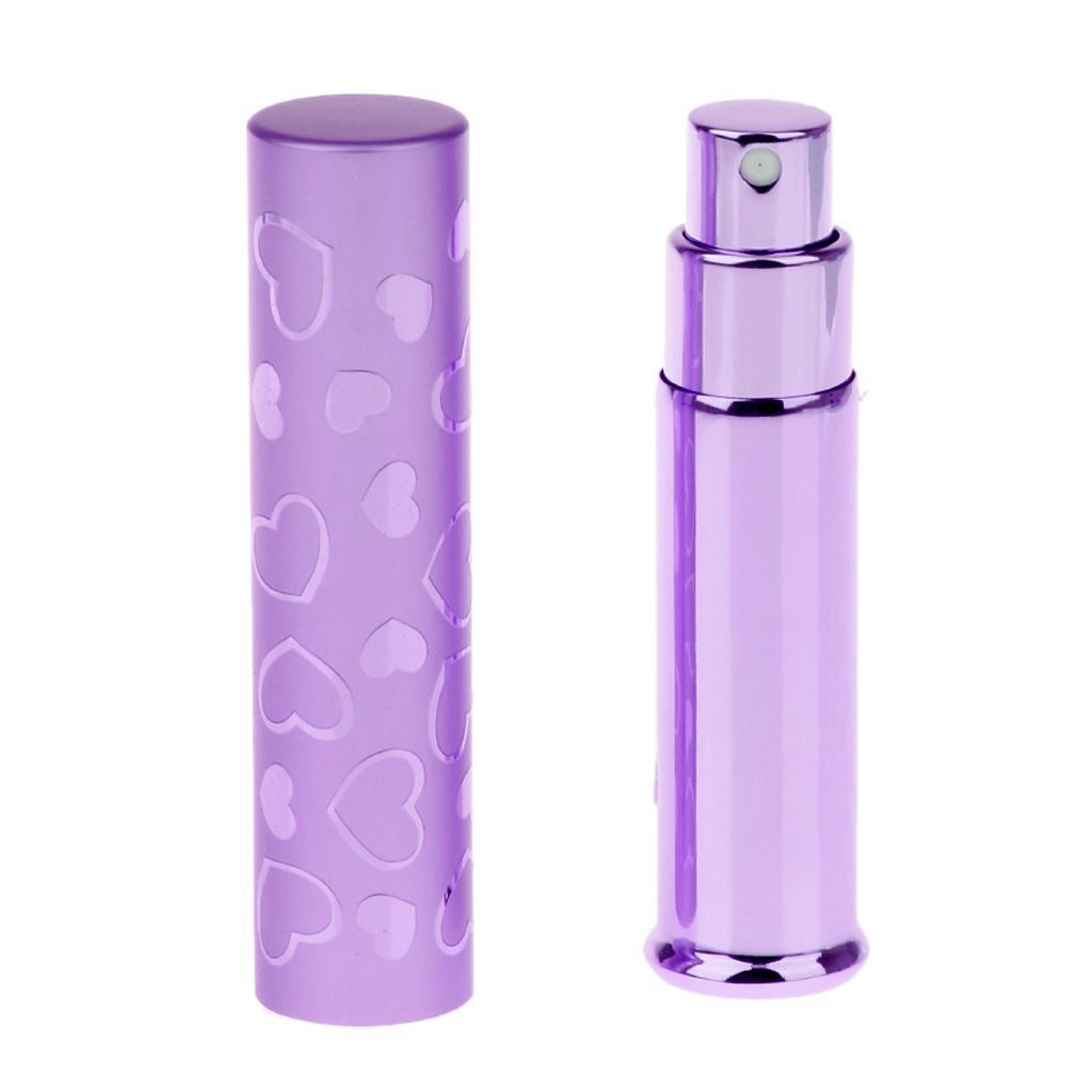 Maxbell Portable 7ml Refill Perfume Atomizer Empty Bottle Pump Scent Spray-Purple - Aladdin Shoppers
