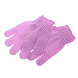 1 Pair Exfoliating Bath Glove Shower Skin Care Scrubber Massage Clean Pink