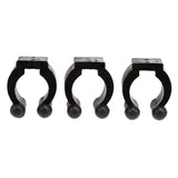 Maxbell 6PCS Billiards Snooker Accessories Cue Clips for Pool Cue Racks Black