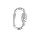Maxbell 1PC 4mm 316 Stainless Steel Chain Quick Link Marine Grade Outdoor Buckle