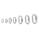 Maxbell 1PC 4mm 316 Stainless Steel Chain Quick Link Marine Grade Outdoor Buckle