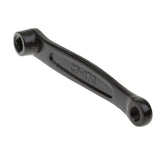 Maxbell Compact 170mm Black Steel Iron Bicycle Left Crank Arm with Prismatic Hole