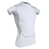 Men Gym Compression Fitness Sports Cycling Athletic T-Shirt Tops XL White