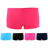 Women Plain Bikini Boy-Short Swim Swimwear Short Brief Bottoms Gym XXL Pink