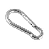 Maxbell Camping Climbing 304 Stainless Steel Carabiner Quickdraw Clip Snap 8cm