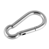 Maxbell Camping Climbing 304 Stainless Steel Carabiner Quickdraw Clip Snap 8cm