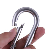 Maxbell Camping Climbing 304 Stainless Steel Carabiner Quickdraw Clip Snap 8cm