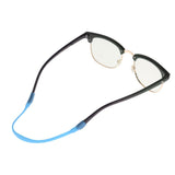 Kids Silicone Soft Stick Eyewear Cord Glasses Strap Eyeglass Holder Blue