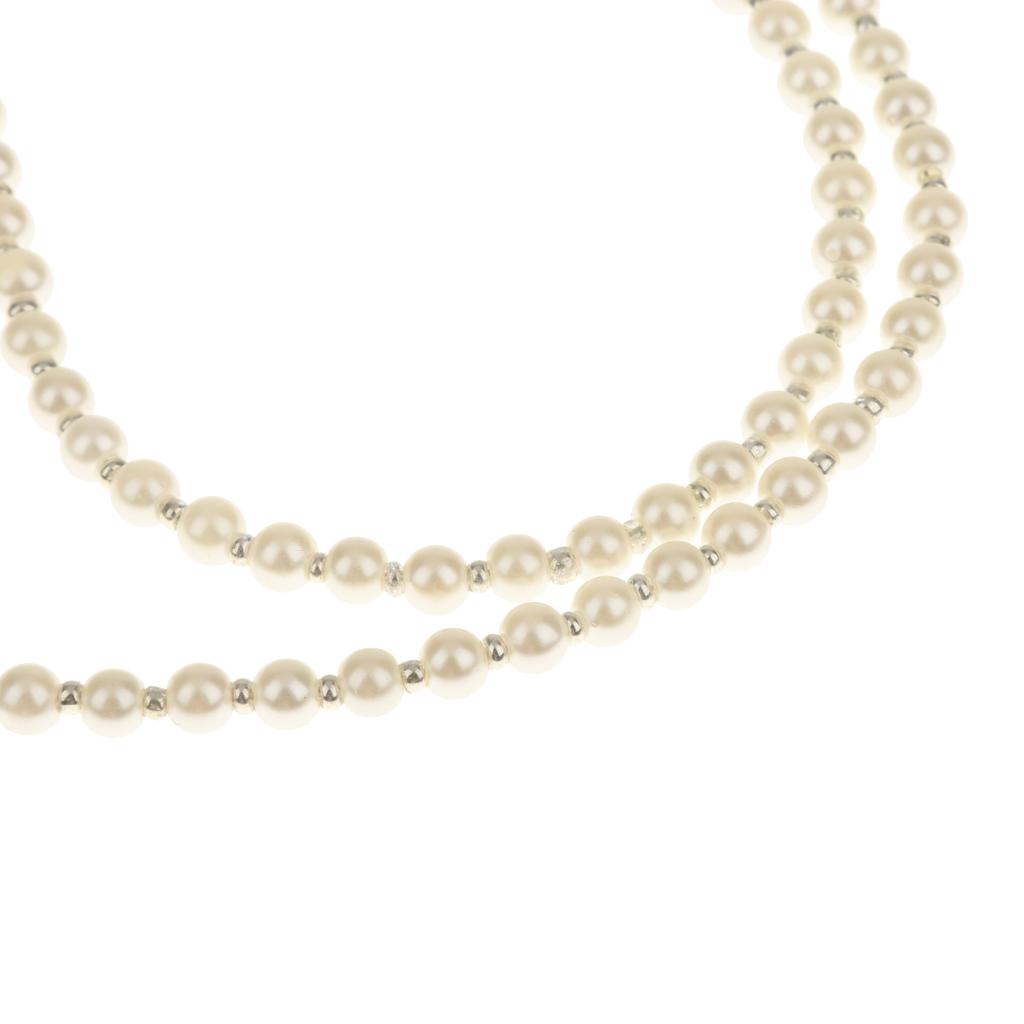 Maxbell Imitation Pearl Beaded Eyeglass Spectacle Reading Glasses Chain Holder Neck Cord Strap