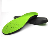 Kids Children Flatfoot Corrective Breathable Comfortable Insoles Orthotic Arch Support Shoe Insoles 1 Pair Green Size L