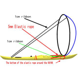 Maxbell 42" Portable Instant Popup Sit on Top Kayak Sail Canoe Wind Paddle Downwind