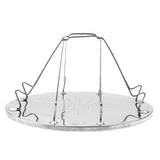 Maxbell Generic 1 Piecec Stainless Steel Bread Toast Wire Rack Folding Tray Toast Outdoor Kitchen Tableware