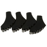 Maxbell 4pcs/set Replacement Walking Stick Trekking Hiking Pole Rubber Ferrule Ends