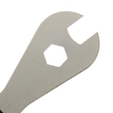 Maxbell Professional 15mm Bicycle Pedal Spanner Wrench Lock Ring Remover Bike Road Hybrid Repair Tool - Black