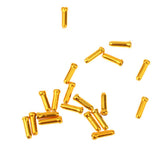 Maxbell Pack of 20 Mountain Bike Brake Derailleur Shifter Cable End Cap Tips Crimp Gold