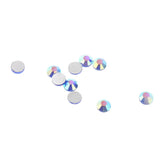 120pcs/Set 3D Nail Art Rhinestones Blue Round Glitters Tips Decoration Manicure Wheel