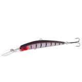 Maxbell 6pcs Multicolor Plastic Fishing Lure Crankbaits Hooks Baits Tackle