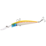 Maxbell 6pcs Multicolor Plastic Fishing Lure Crankbaits Hooks Baits Tackle