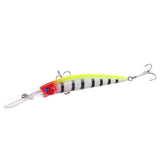 Maxbell 6pcs Multicolor Plastic Fishing Lure Crankbaits Hooks Baits Tackle