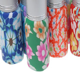 Maxbell 8ml Travel Perfume Aftershave Atomizer Pump Refillable Spray Bottle Flower Print