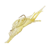 Maxbell 5Pcs Soft Plastic Simulation Prawn Shrimp Saltwater Fishing Lures Hook Artificial Bait Tackle